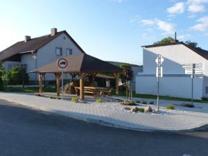 Odpočinkové místo ve Svaté Maří.