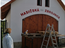Opravená hasičská zbrojnice v Nové Vsi.