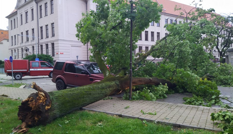 Českobudějovičtí radní vyčlenili na likvidaci škod po silné bouři milion korun