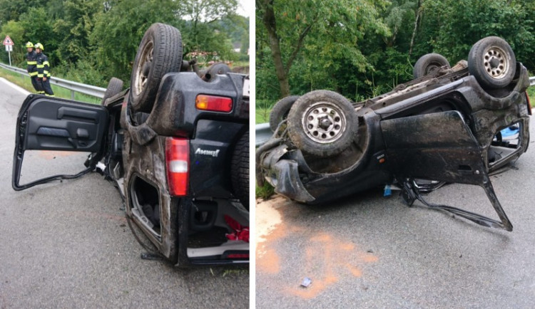 Na Jindřichohradecku havaroval senior. Nehodu nepřežil