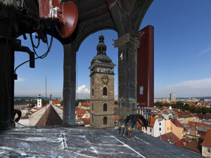 České Budějovice objektivem Milana Bindera a perem Martina Maršíka: Krov katedrály sv. Mikuláše