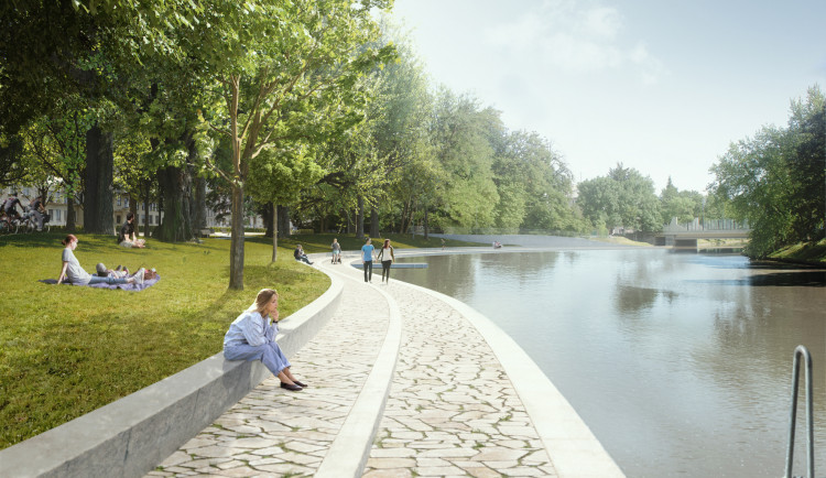 Vizualizace parku Dukelská.