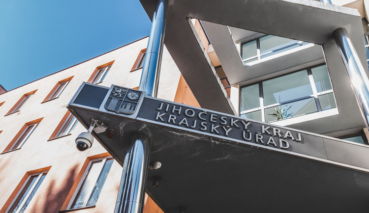 Krajský úřad Jihočeského kraje v Českých Budějovicích.