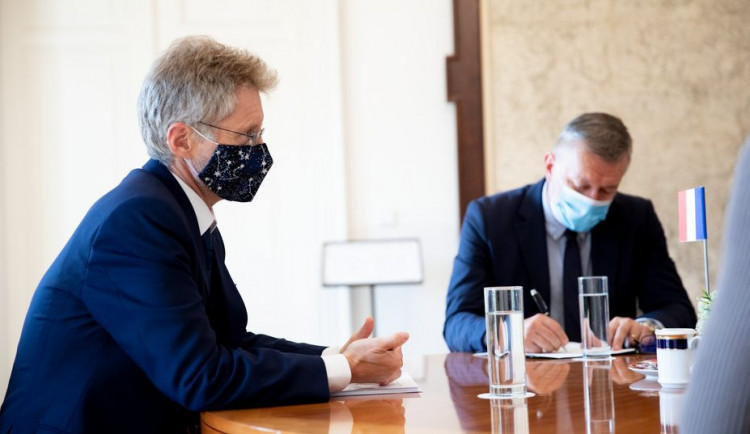 Předseda Senátu Parlamentu České republiky Miloš Vystrčil.