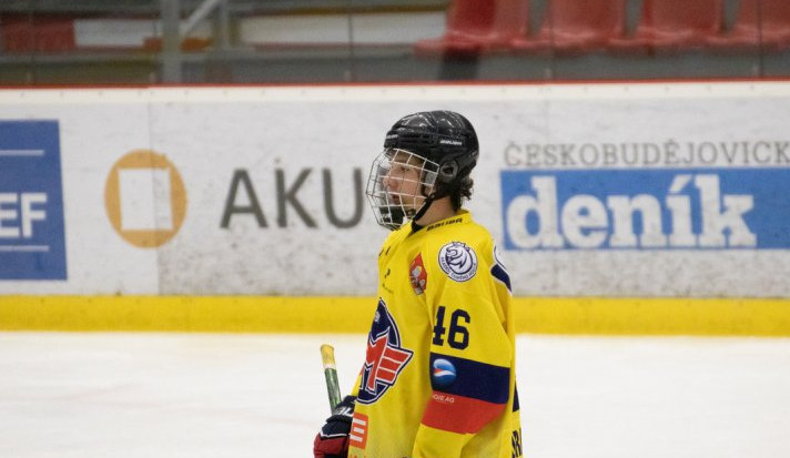 Českobudějovický dorostenec Samuel Drančák byl nominován na další reprezentační akci U16.