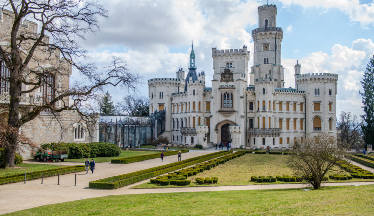 Zámek Hluboká nad Vltavou.