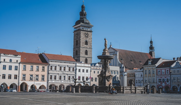 Město České Budějovice.
