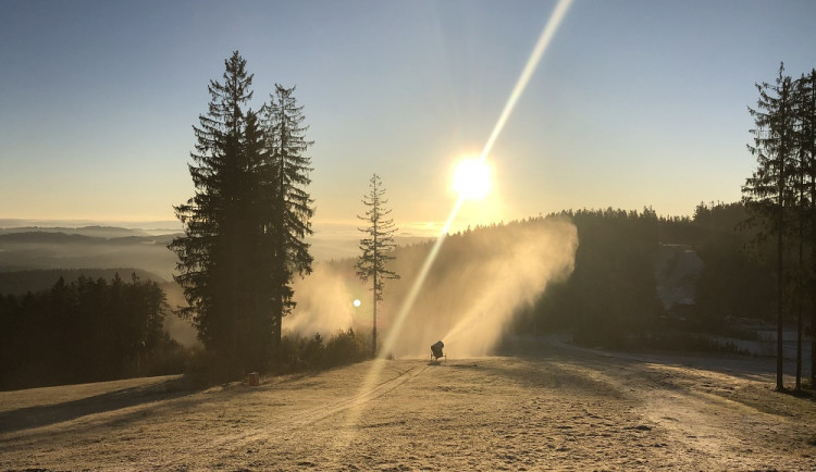 Zasněžování Skiareálu Lipno.