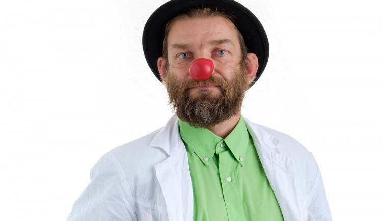 Zdravotní klaun Jakub Doubrava.
