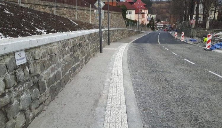 Vimperk dokončil rekonstrukci silnice za 70 milionů korun
