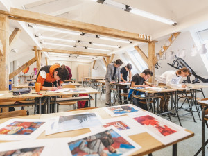 Výtvarný ateliér.