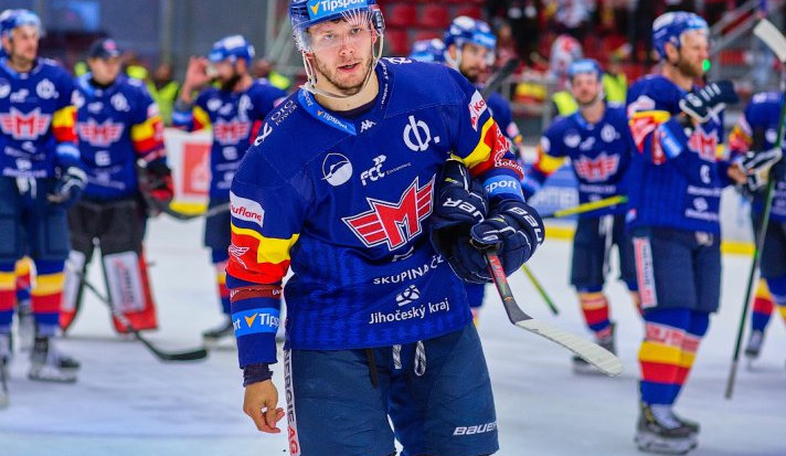 Měli jsme dobrou první třetinu, říká tříbodový Václav Karabáček