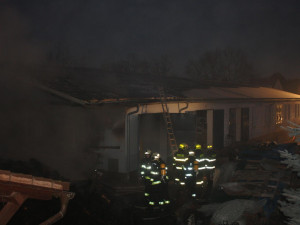 Po požáru elektrodílny zůstala škoda milion korun