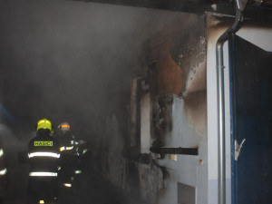 Po požáru elektrodílny zůstala škoda milion korun