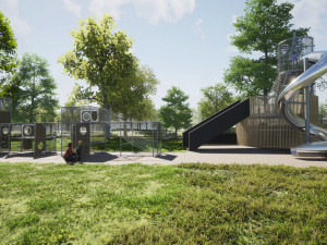 Rekonstrukce Parku Dukelská začne v únoru. Město pokácí některé keře a stromy