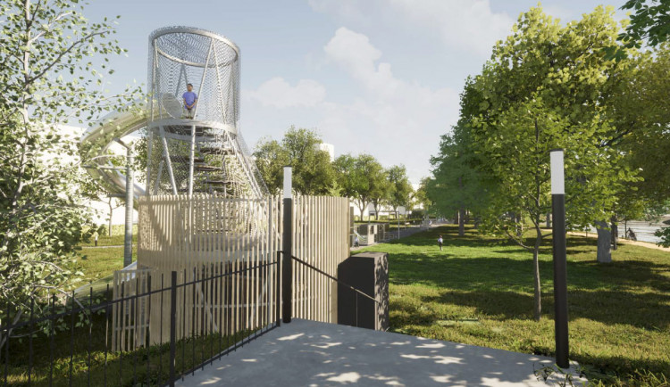 Rekonstrukce Parku Dukelská začne v únoru. Město pokácí některé keře a stromy