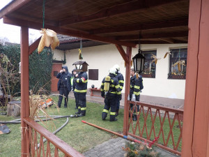 Požár zničil rodinný dům na Táborsku, vznikla škoda dva miliony korun