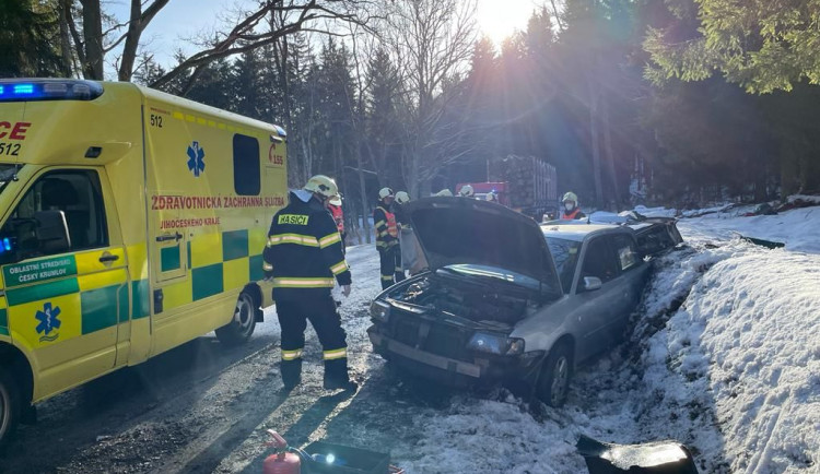 Mladá řidička nepřežila nehodu u Vyššího Brodu