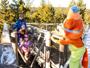 Pololetní prázdniny na sněhu pro celou rodinu ve Skiareálu Lipno
