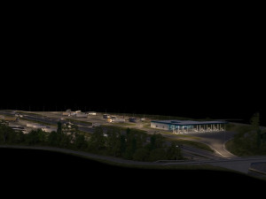 Vizualizace odpočívky Chotýčany u D3.