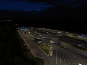 Vizualizace odpočívky Chotýčany u D3.