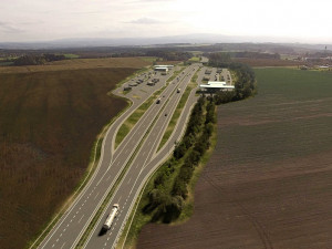 Vizualizace odpočívky Chotýčany u D3.