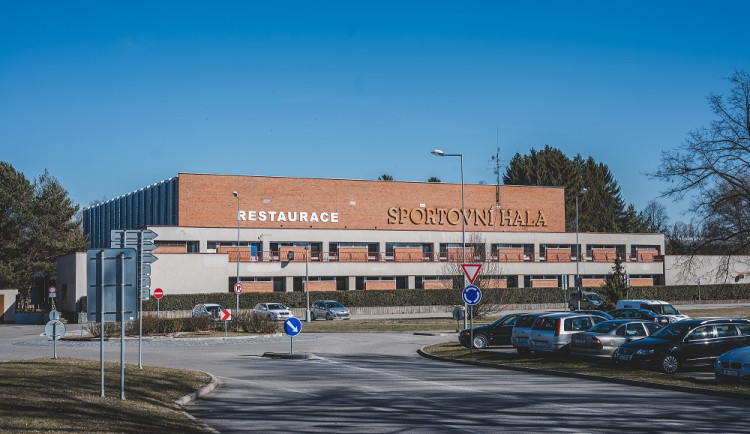 Sportovní hala v Českých Budějovicích.