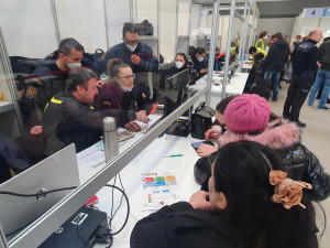 Asistenční centrum na letišti během dneška využily dvě stovky Ukrajinců