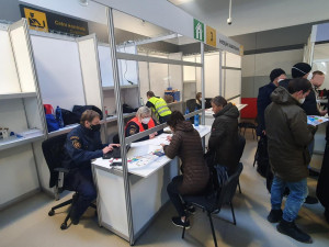 Asistenční centrum na letišti během dneška využily dvě stovky Ukrajinců