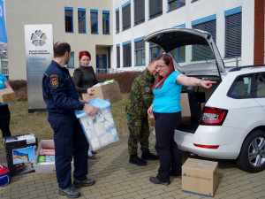 Zdravotnická materiální pomoc shromážděná ve sbírce pořádané ZSF JU už míří na Ukrajinu