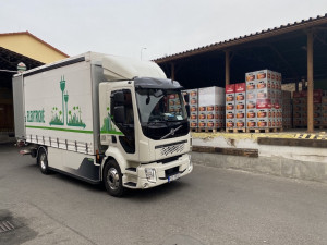 Strakonický Dudák testuje nákladní vůz na elektropohon. Jako druhý pivovar v Česku
