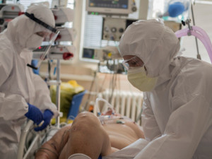 Počet lidí hospitalizovaných kvůli covidu-19 na jihu Čech klesá