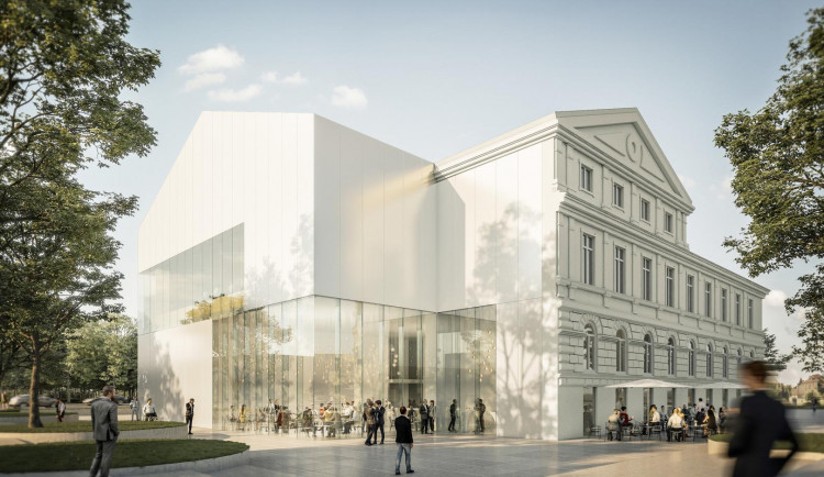 Vizualizace plánované podoby KD Slavie.