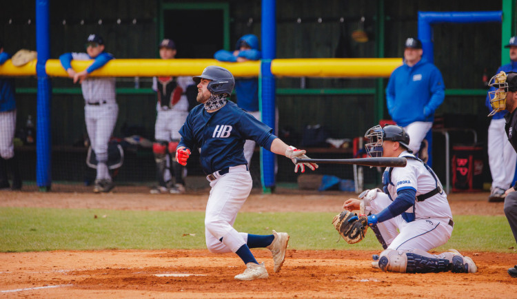 Sokol Hluboká přehrál Hrochy Brno a je v baseballové Extralize pátý