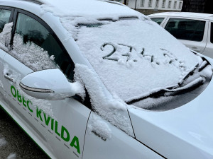 Kvildu zasypal na sníh.