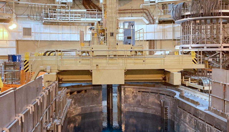 Temelín vyvezl palivo z reaktoru prvního bloku, který je odstavený