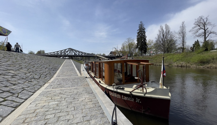 V Českých Budějovicích na Vltavě otevřeli nový přístav pro malé lodě