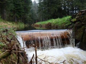 Želnavským smykem se po více než 60 letech plavilo dříví. Rekonstrukce trvala tři roky