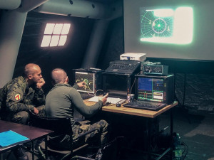 Vojáci využívali při výcviku i simulační technologie. Foto: František Hammerbauer
