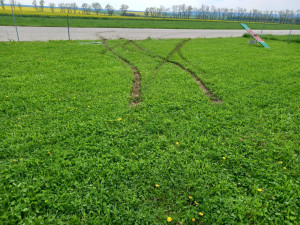 Při trénování smyků řidič poničil oplocené psí cvičiště. Letos to řeším podruhé, zlobí se správkyně