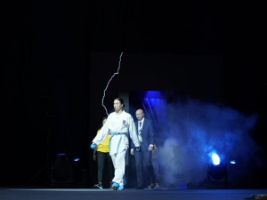 Budějcká karatistka si od maturitních otázek odskočila na světovou ligu. Z Maroka přivezla bronz. Autor:www.gokhantaner.com