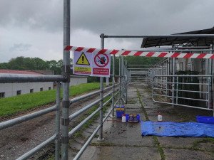 Vstup do ohniska nebezpečné nákazy