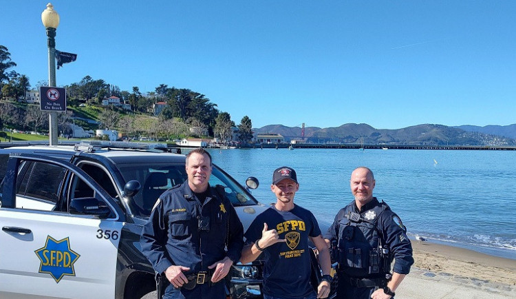 Vždycky jsem chtěl pomáhat lidem, říká strážník z Liberce David Fischer. Splnil si sen a absolvoval stáž v USA