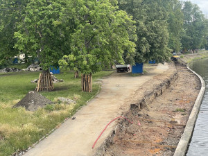 Park Dukelská se začíná měnit. Kompletně hotový bude až příští rok