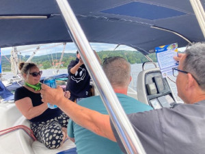 Policisté kontrolovali plavidla na Lipně