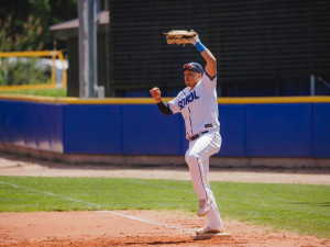 Sokol Hluboká porazil v sérii Olympii Blansko 3:0 na zápasy a Martin Mužík trefil ve dvou domácích utkáních tři  homeruny