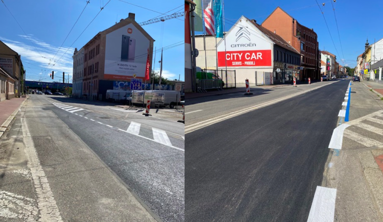 Uzavírka Rudolfovské skončila. Silnice je opět průjezdná