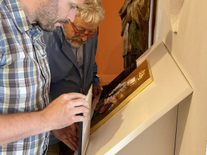 Univerzita umístila haptický model Vyšebrodské madony pro nevidomé a slabozraké v cisterciáckém klášteře ve Vyšším Brodě