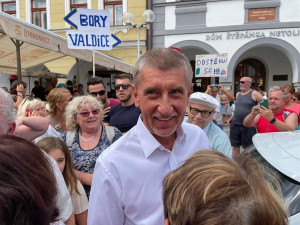 Andrej Babiš v Třeboni.
