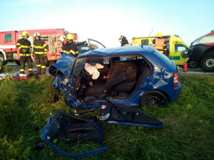 Tragickou nehodu u Dolního Třebonína nepřežili řidiči a spolujezdec. Mladá žena utrpěla vážná zranění